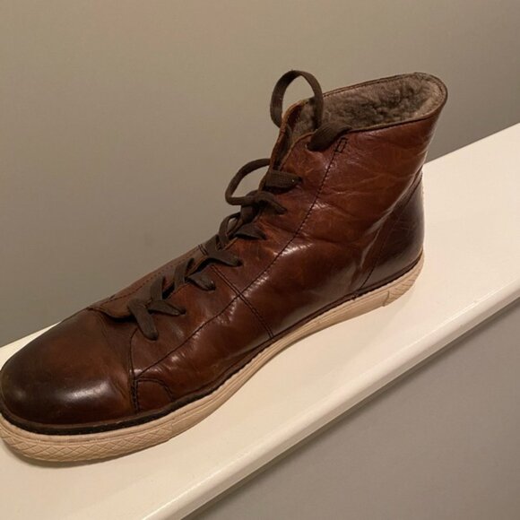 Frye Brown Leather Sneakers - Picture 5 of 7